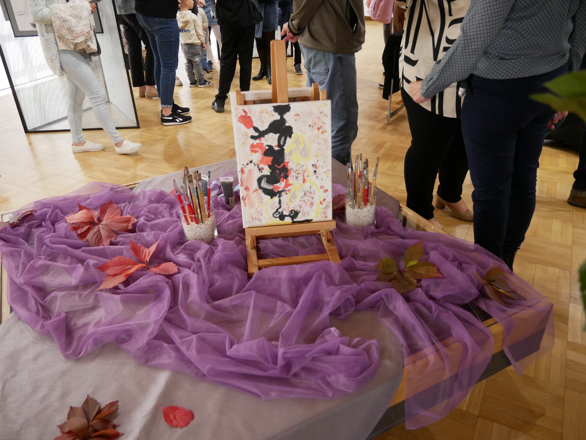 Otwarcie wystawy prac plastycznych